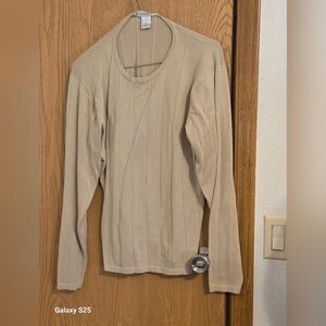 Beige Long Sleeve Sweater